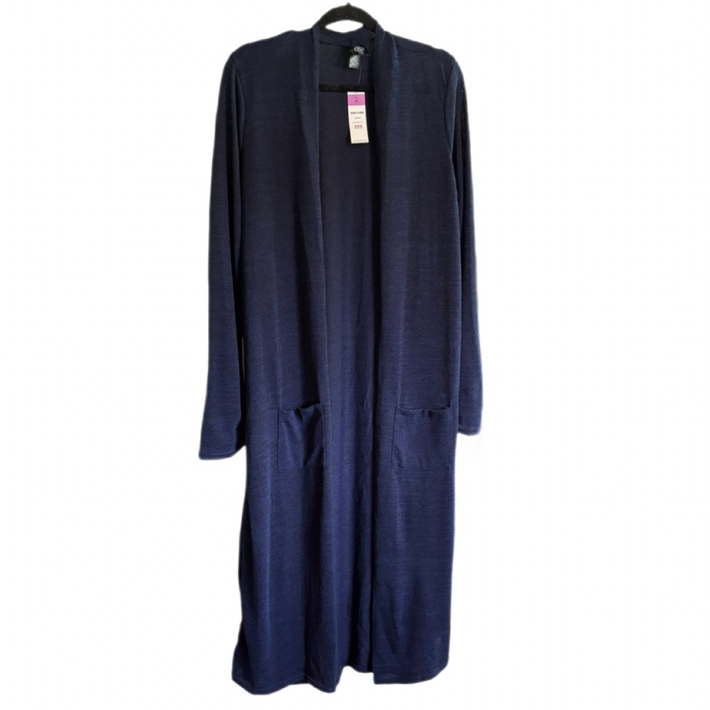 Agnes & Dora Navy Open Front Cardigan